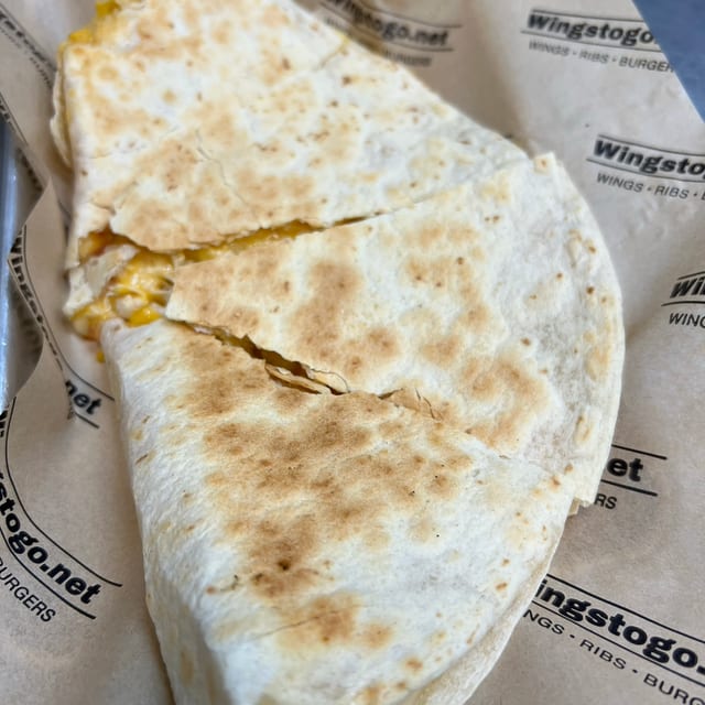 1/2 Quesadilla & Drink.