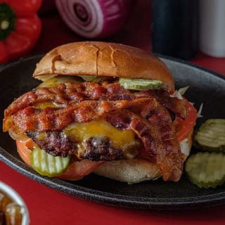 3 Cheese & Bacon Burger