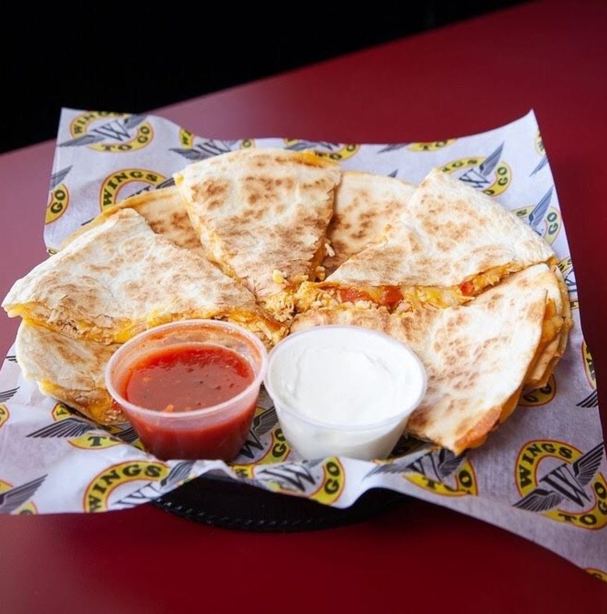 Buffalo Style Quesadilla.