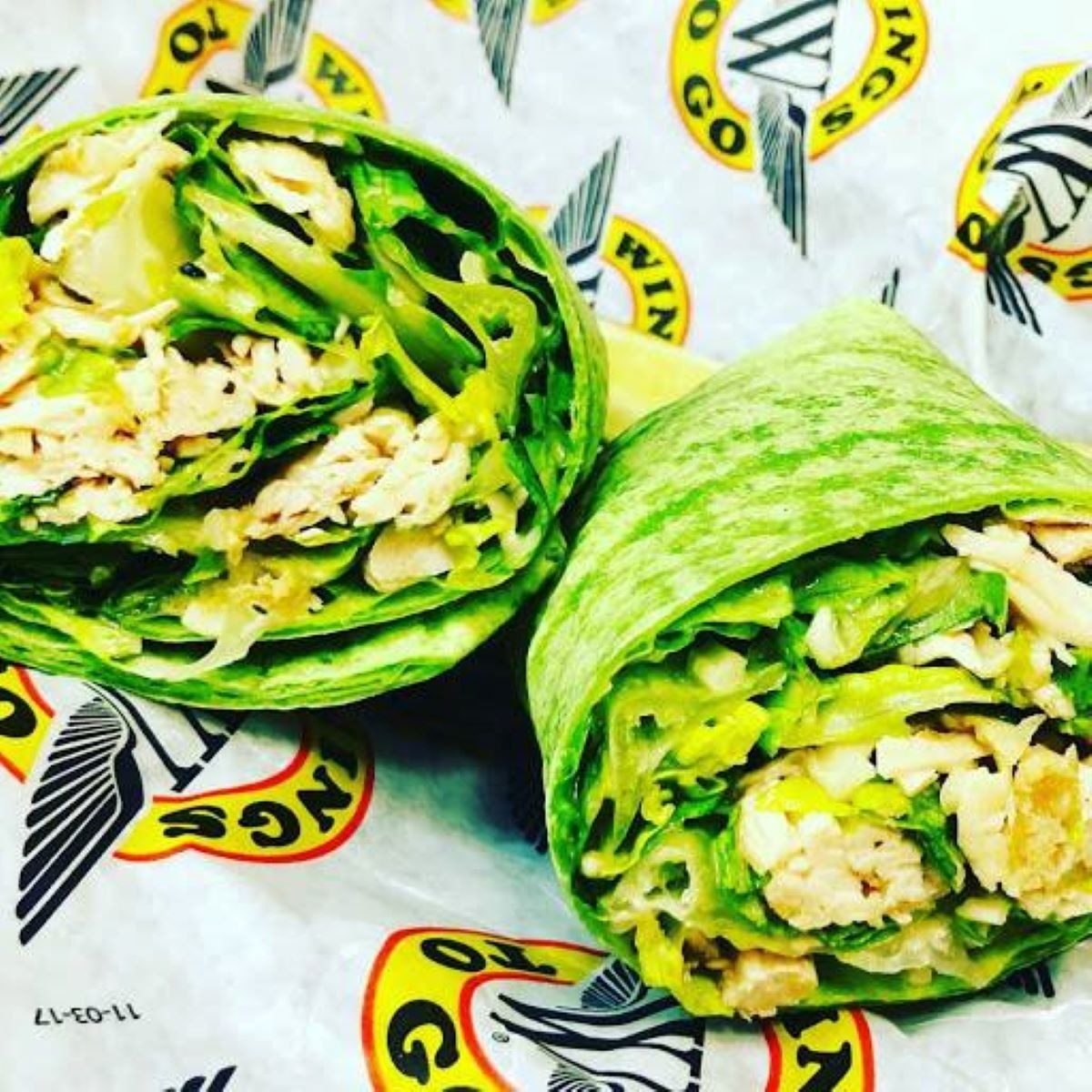Chicken Caesar Wrap.