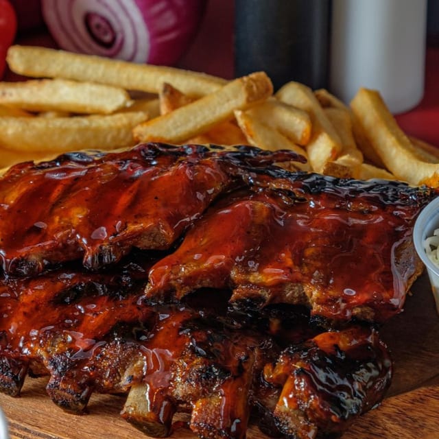 Baby Back Ribs Party Tray.