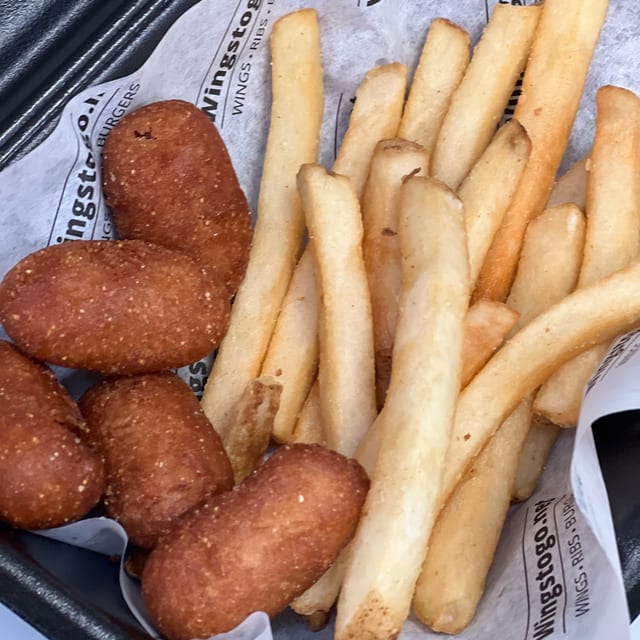 Kid's Mini Corn Dogs.